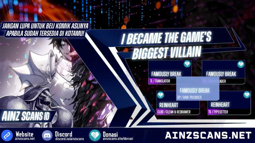 I Became The Game’s Biggest Villain Chapter 18 - halaman 1