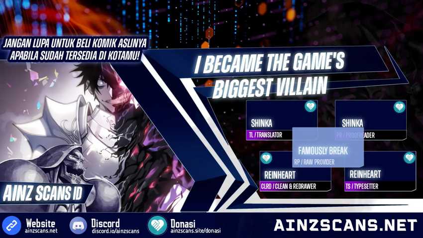 I Became The Game’s Biggest Villain Chapter 22 - halaman 1