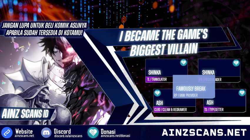 I Became The Game’s Biggest Villain Chapter 25 - halaman 1