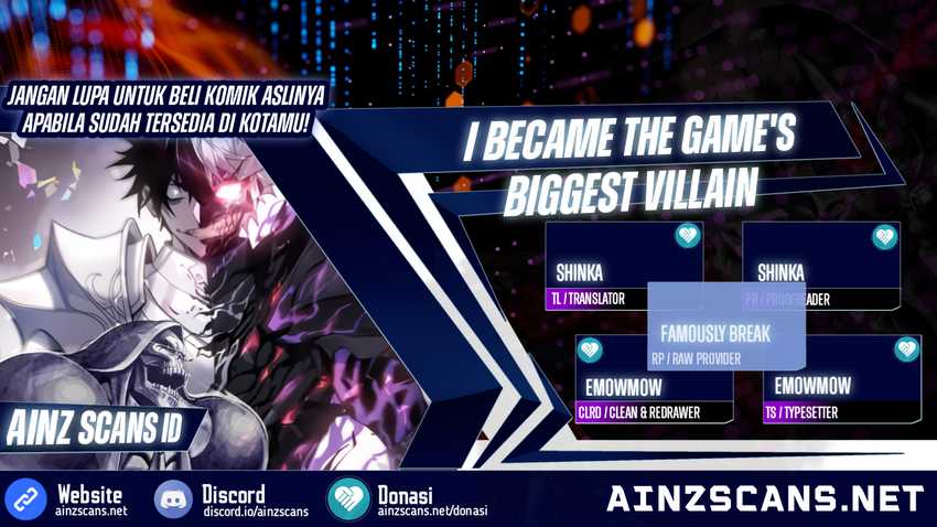 I Became The Game’s Biggest Villain Chapter 29 - halaman 1