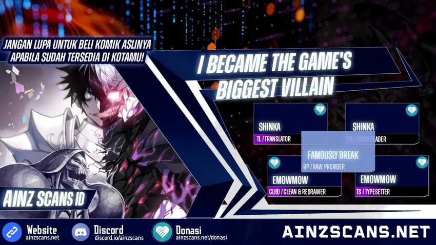 I Became The Game’s Biggest Villain Chapter 33 - halaman 1