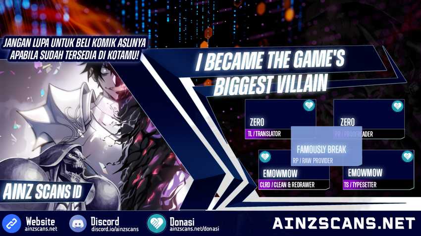 I Became The Game’s Biggest Villain Chapter 35 - halaman 1
