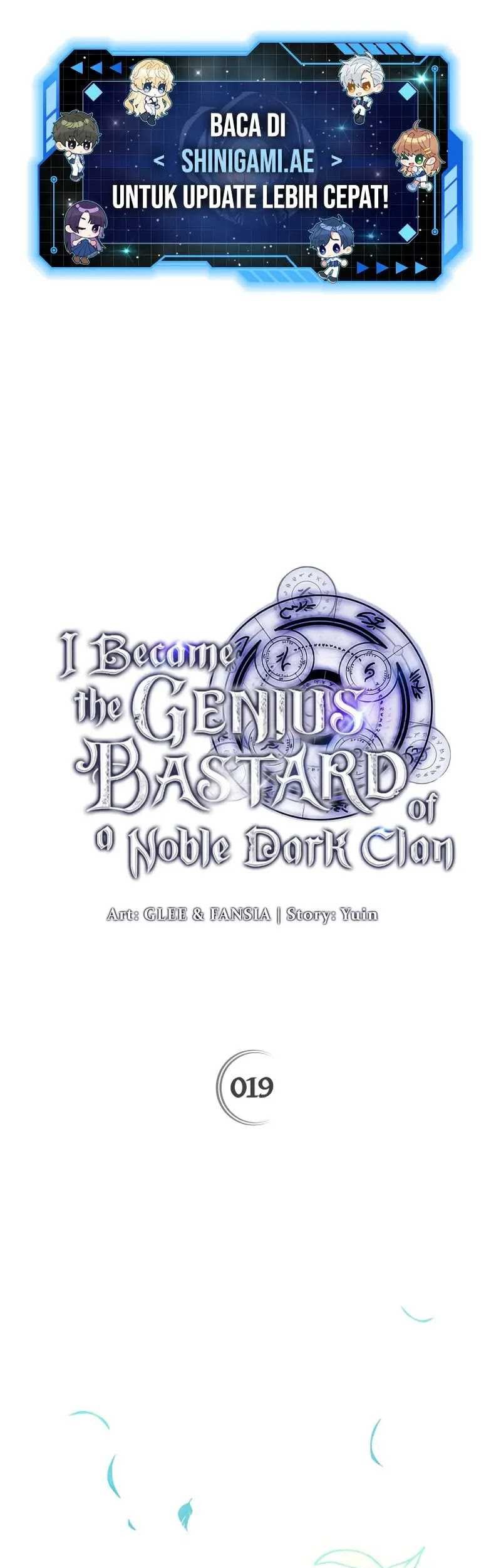 I Became The Genius Bastard Of A Noble Dark Clan Chapter 19 - halaman 1