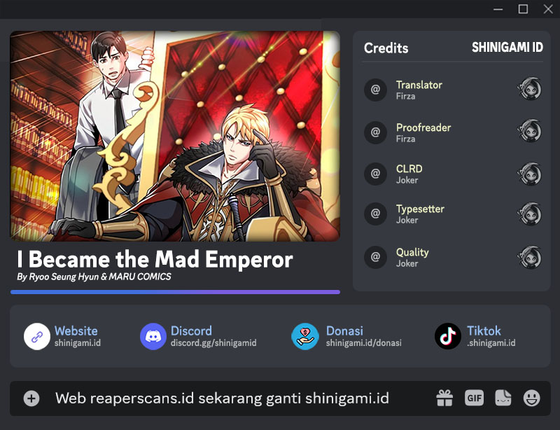 I Became the Mad Emperor Chapter 29 - halaman 1