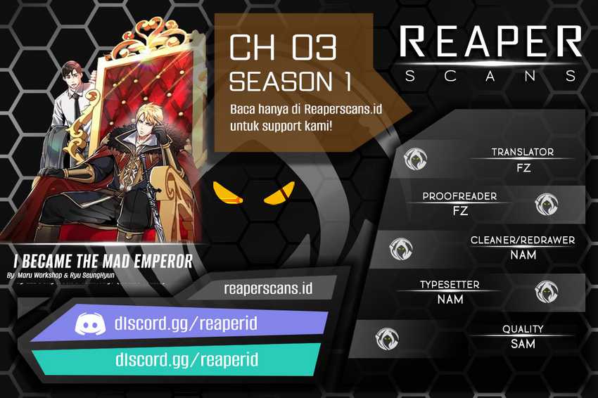 I Became the Mad Emperor Chapter 3 - halaman 1