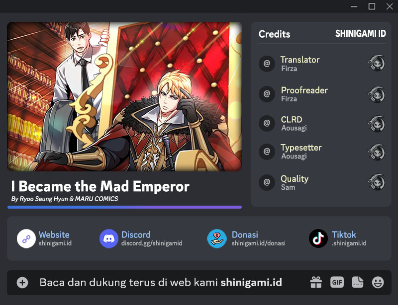 I Became the Mad Emperor Chapter 35 - halaman 1