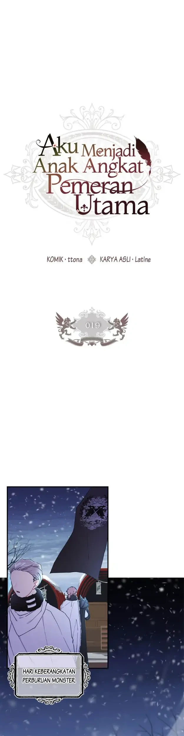 I Became the Male Lead's Adopted Daughter Chapter 19 - halaman 1