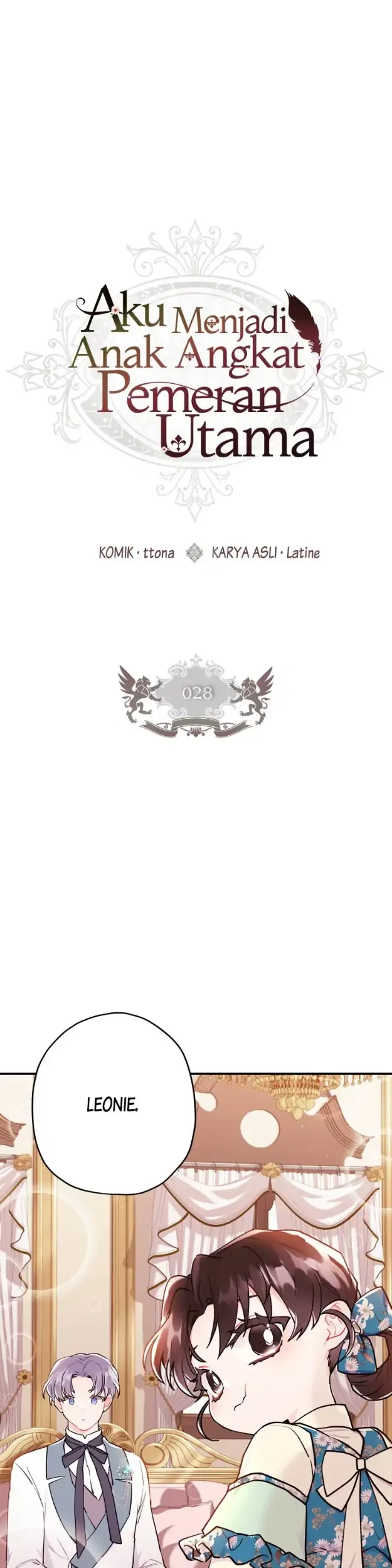 I Became the Male Lead's Adopted Daughter Chapter 28 - halaman 1