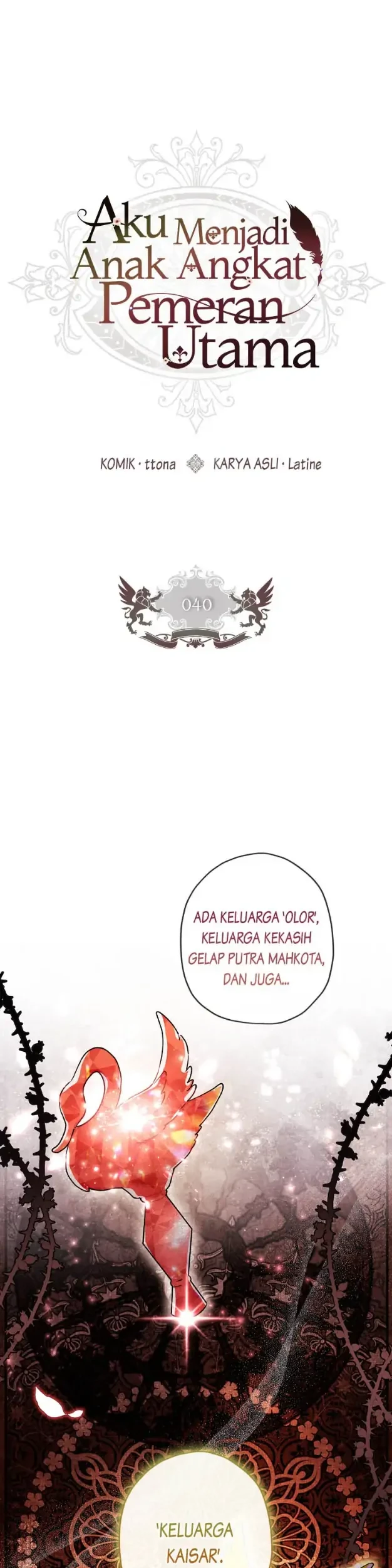 I Became the Male Lead's Adopted Daughter Chapter 40 - halaman 1