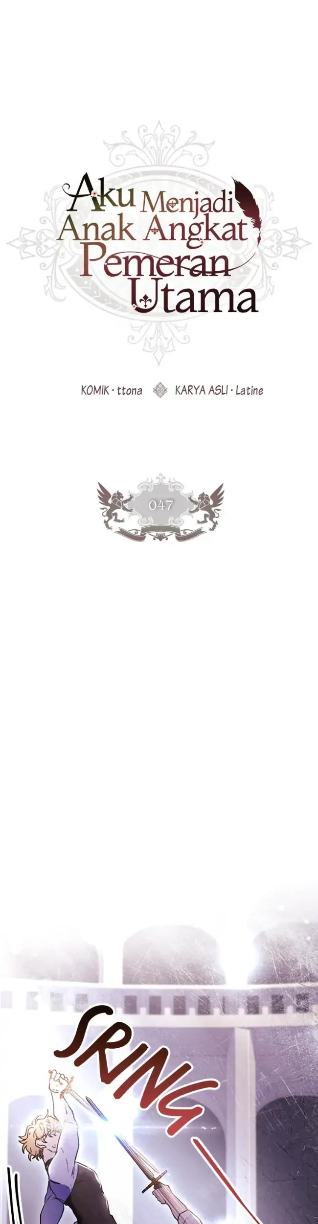 I Became the Male Lead's Adopted Daughter Chapter 47 - halaman 1