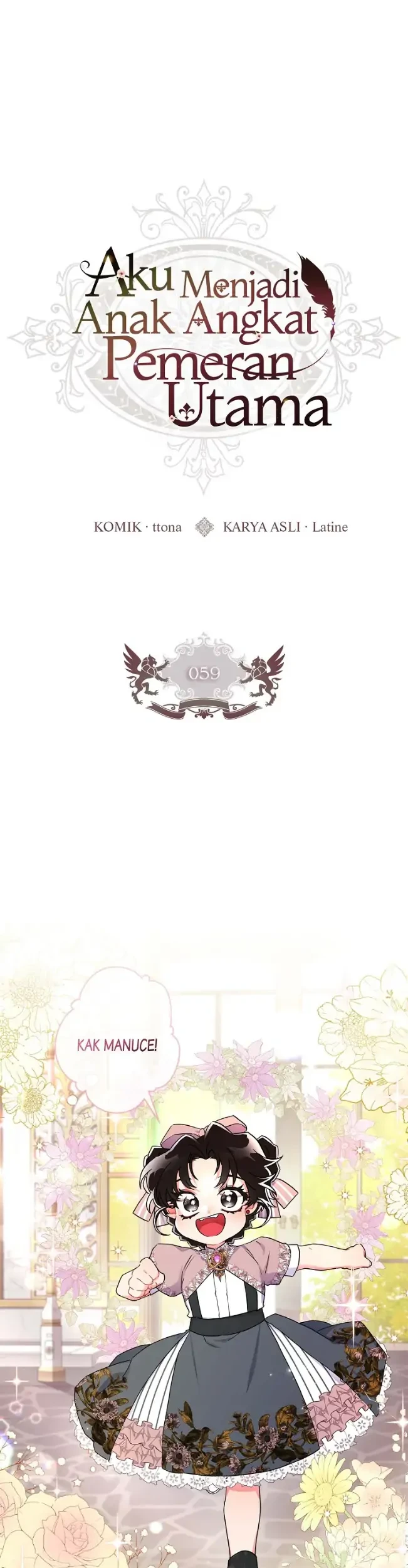 I Became the Male Lead's Adopted Daughter Chapter 59 - halaman 1