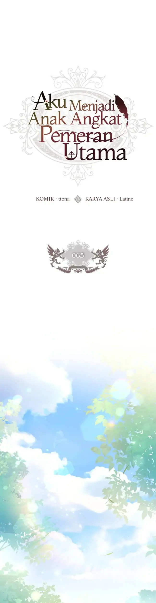 I Became the Male Lead's Adopted Daughter Chapter 65 - halaman 1