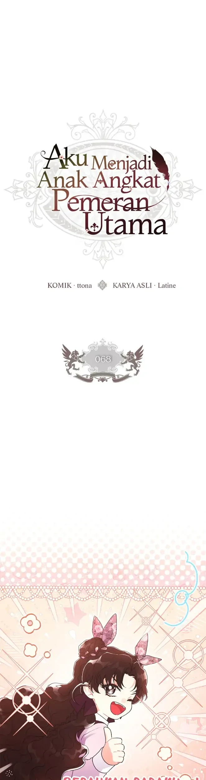 I Became the Male Lead's Adopted Daughter Chapter 68 - halaman 1