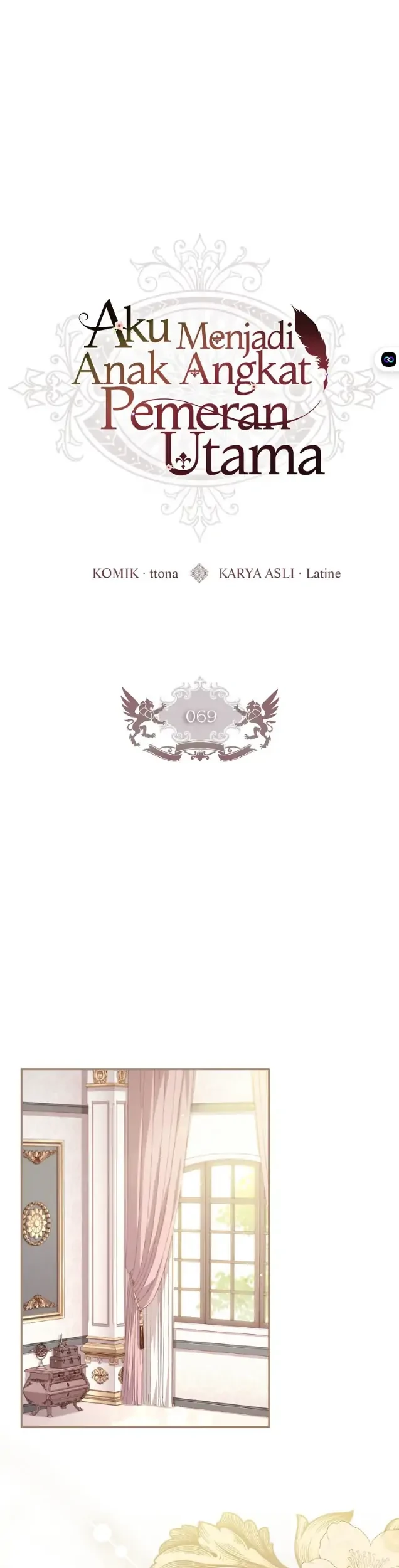 I Became the Male Lead's Adopted Daughter Chapter 69 - halaman 1