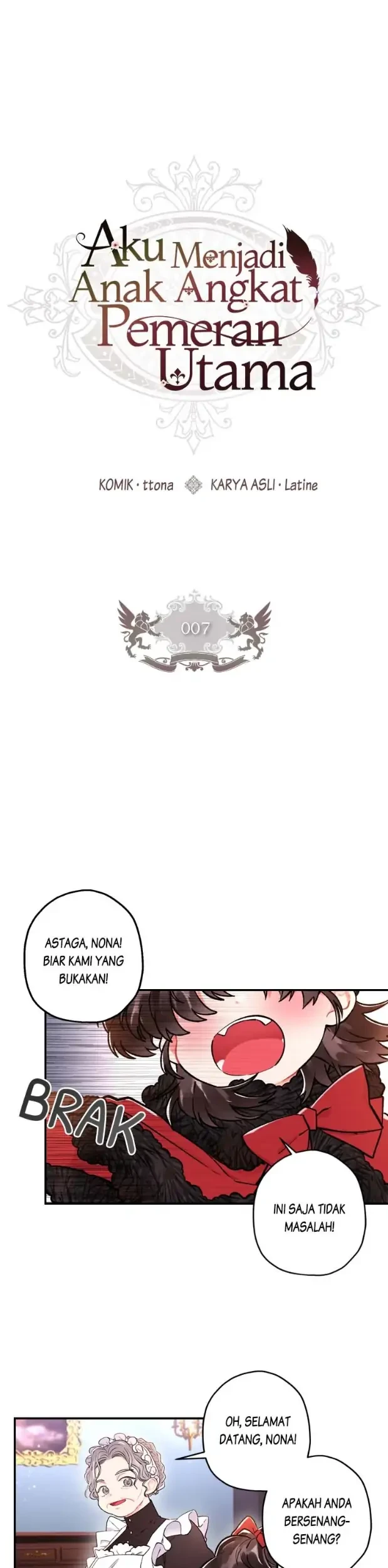 I Became the Male Lead's Adopted Daughter Chapter 7 - halaman 1