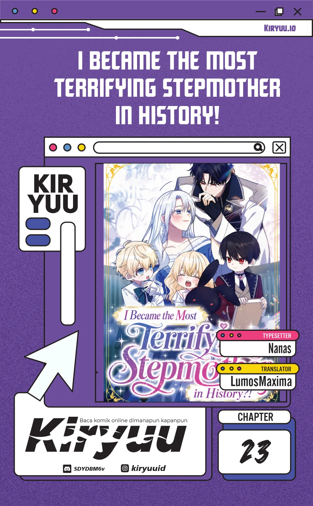 I Became the Most Terrifying Stepmother in History?! Chapter 23 - halaman 1