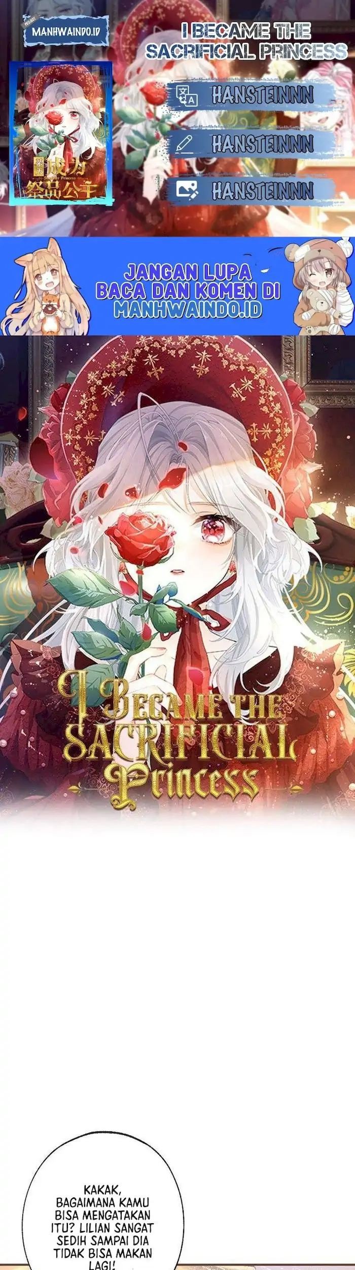 I Became the Sacrificial Princess Chapter 28 - halaman 1