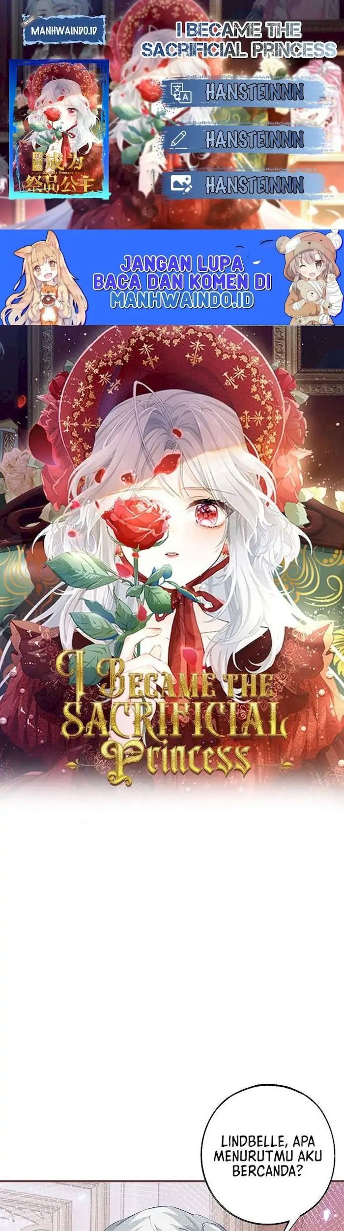 I Became the Sacrificial Princess Chapter 39 - halaman 1