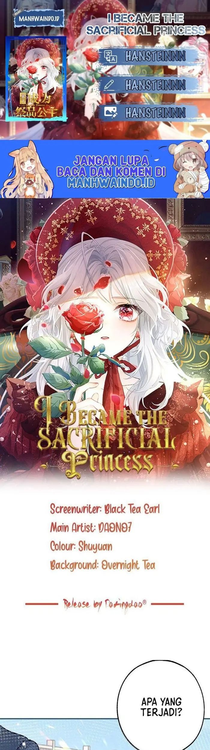 I Became the Sacrificial Princess Chapter 42 - halaman 1