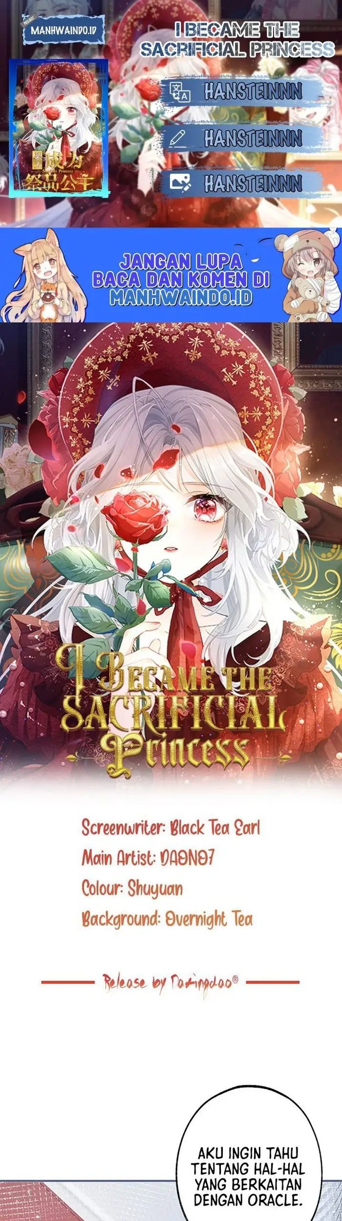 I Became the Sacrificial Princess Chapter 43 - halaman 1