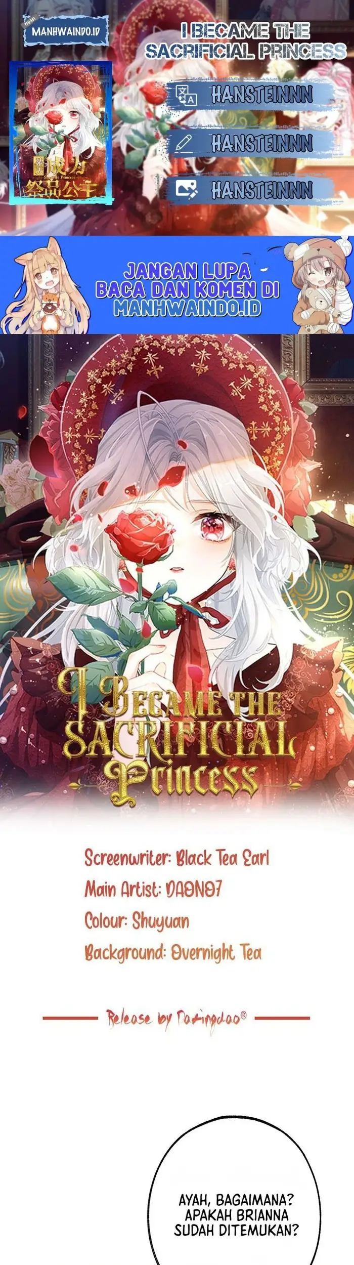 I Became the Sacrificial Princess Chapter 45 - halaman 1