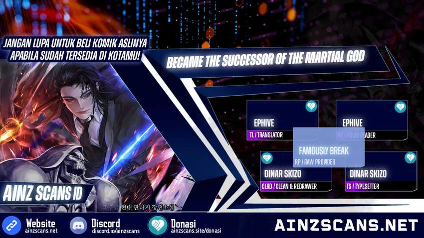 I Became the Successor of the Martial God Chapter 17 - halaman 1