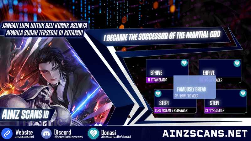 I Became the Successor of the Martial God Chapter 25 - halaman 1
