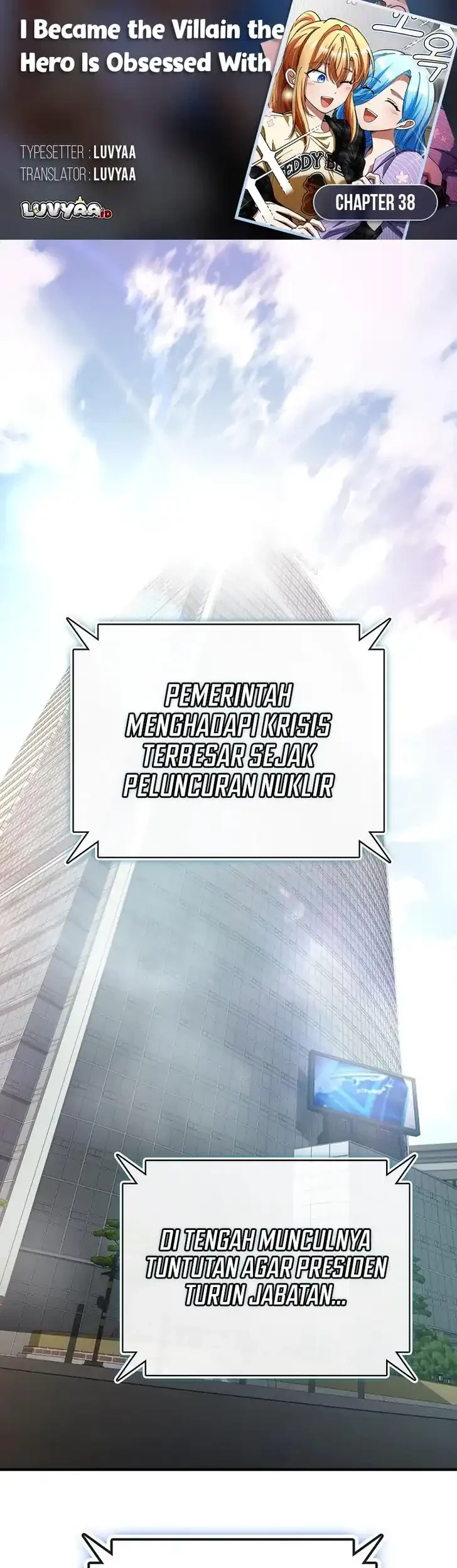 I Became the Villain the Hero Is Obsessed With Chapter 38 - halaman 1