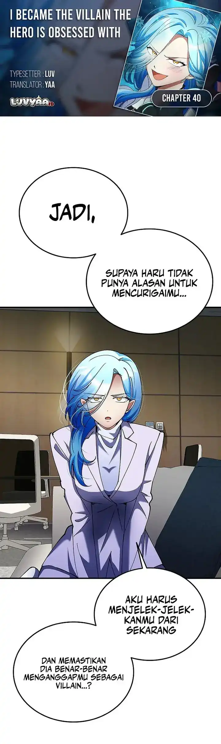 I Became the Villain the Hero Is Obsessed With Chapter 40 - halaman 1