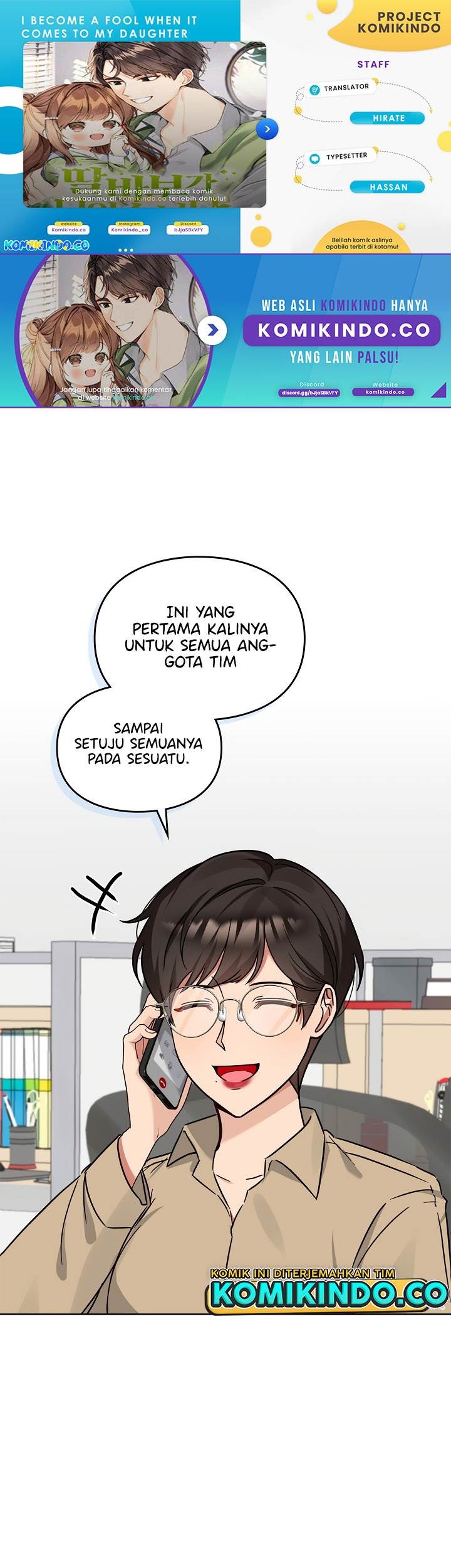 I Become a Fool When It Comes to My Daughter Chapter 106 - halaman 1
