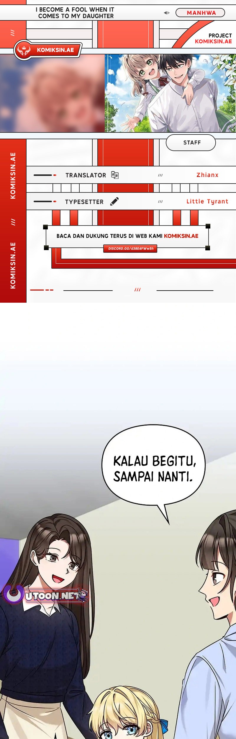 I Become a Fool When It Comes to My Daughter Chapter 171 - halaman 1