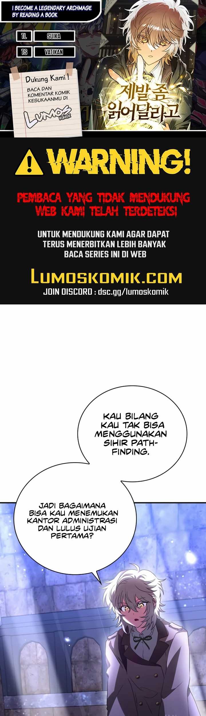 I Become a Legendary ArchMage by Reading a Book Chapter 19 - halaman 1