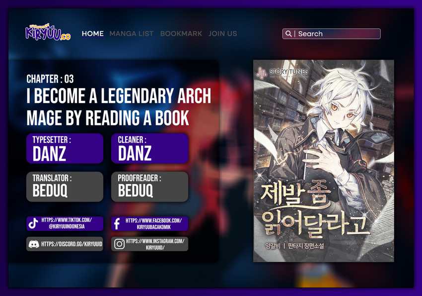I Become a Legendary ArchMage by Reading a Book Chapter 3 - halaman 1