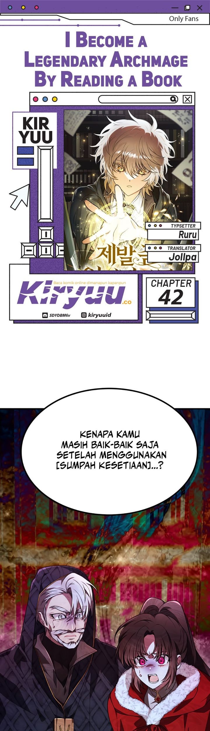 I Become a Legendary ArchMage by Reading a Book Chapter 42 - halaman 1
