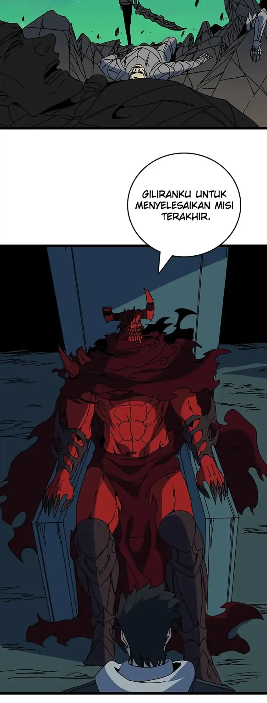 I Become Invincible Black Dragon Boss At The Start Chapter 100 - halaman 45