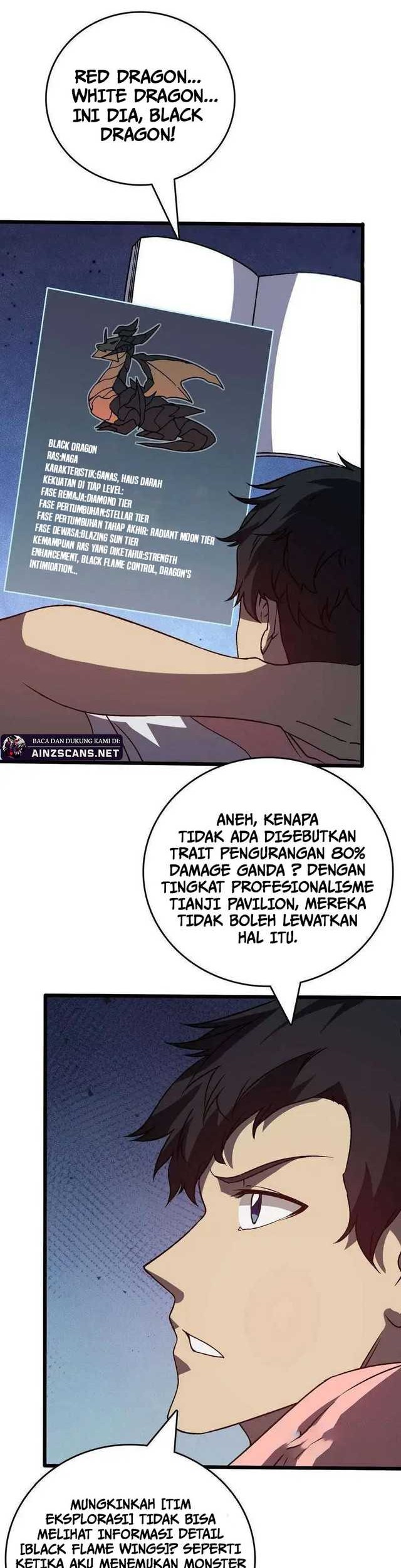 I Become Invincible Black Dragon Boss At The Start Chapter 16 - halaman 17