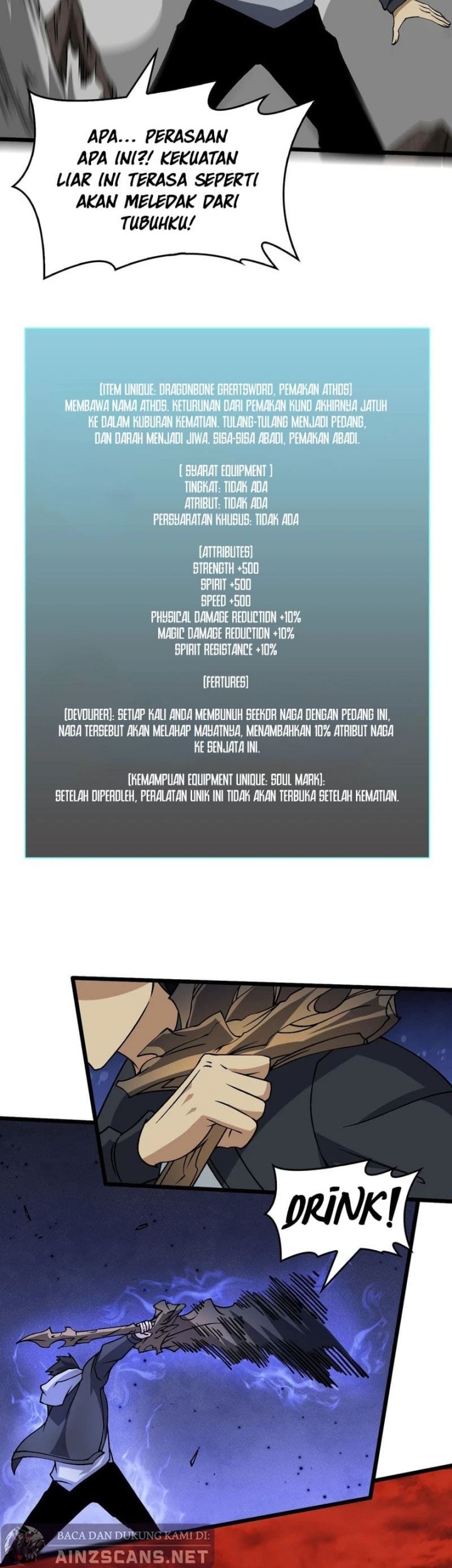 I Become Invincible Black Dragon Boss At The Start Chapter 33 - halaman 33