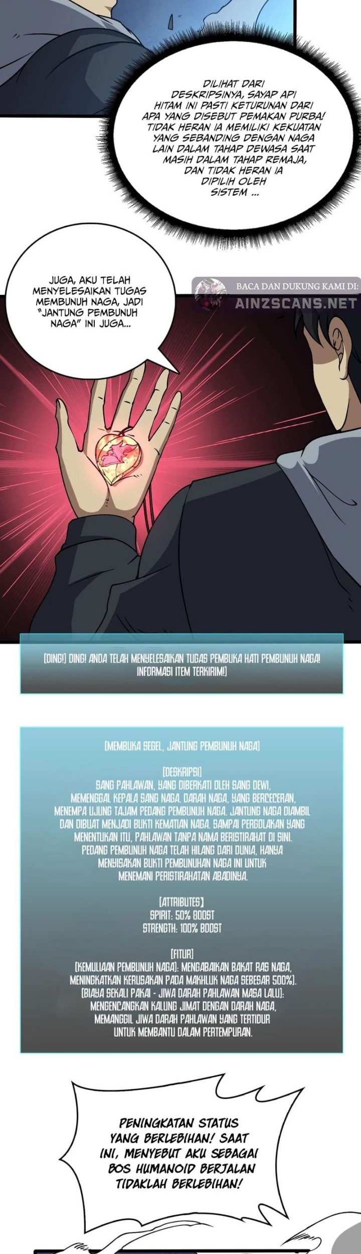 I Become Invincible Black Dragon Boss At The Start Chapter 33 - halaman 36