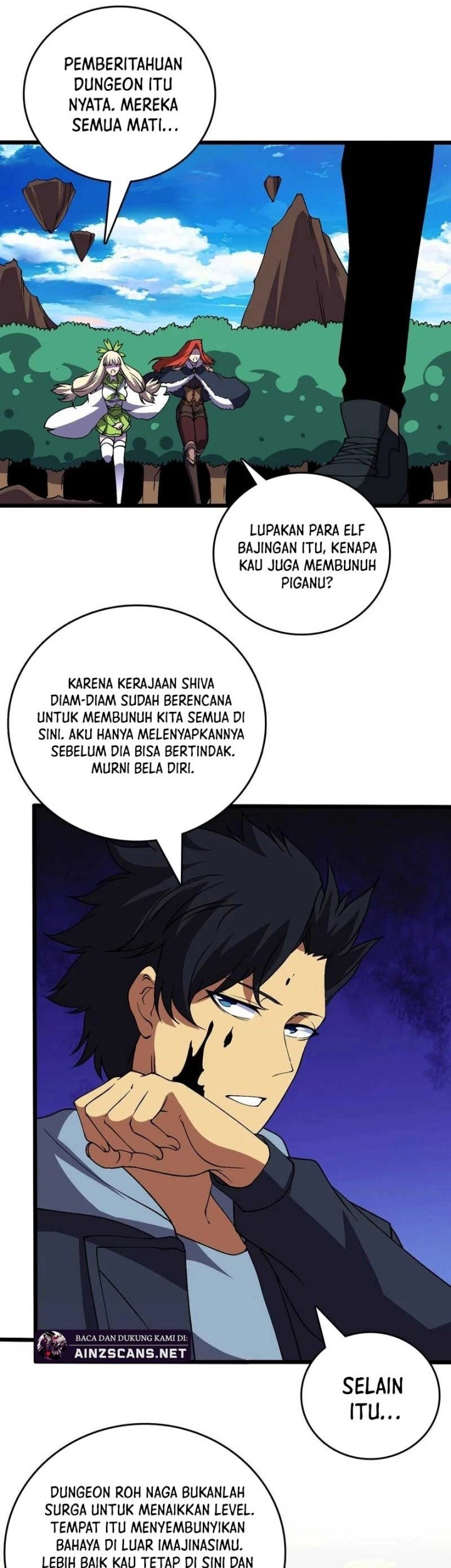 I Become Invincible Black Dragon Boss At The Start Chapter 54 - halaman 35
