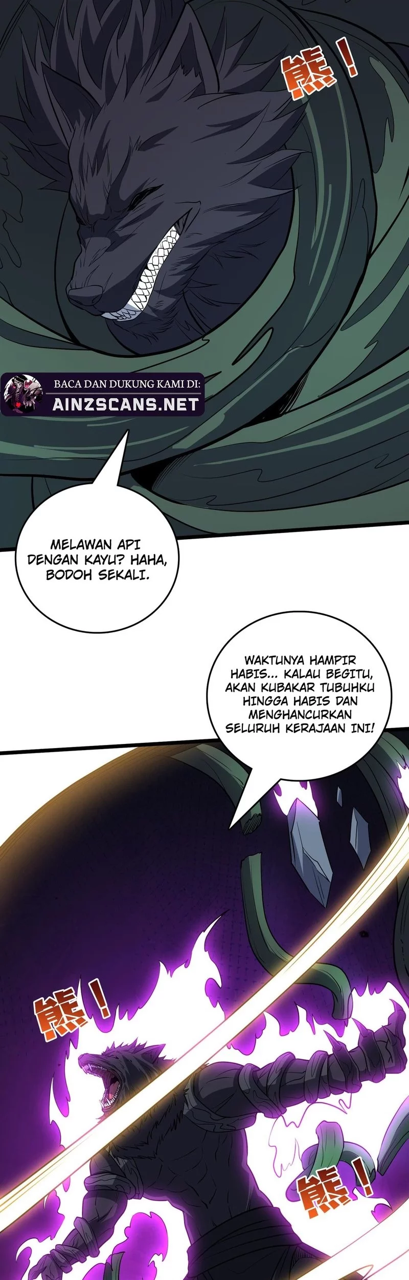 I Become Invincible Black Dragon Boss At The Start Chapter 79 - halaman 34