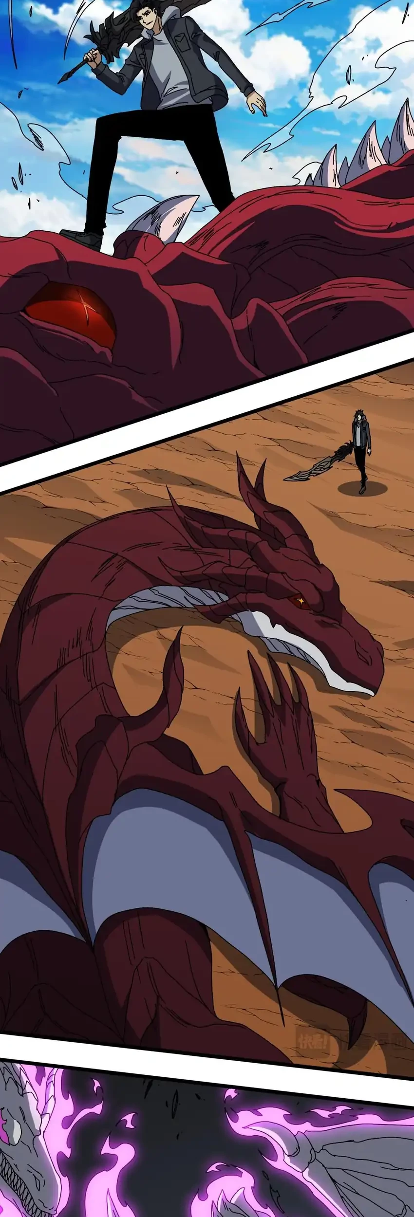 I Become Invincible Black Dragon Boss At The Start Chapter 80 - halaman 28