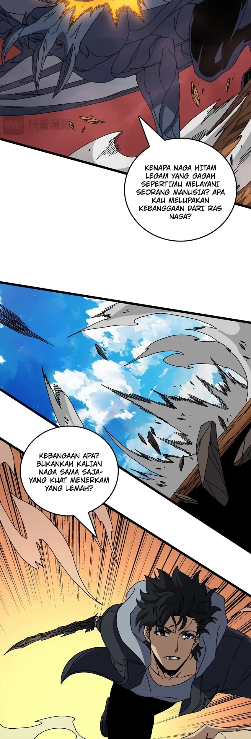 I Become Invincible Black Dragon Boss At The Start Chapter 80 - halaman 35