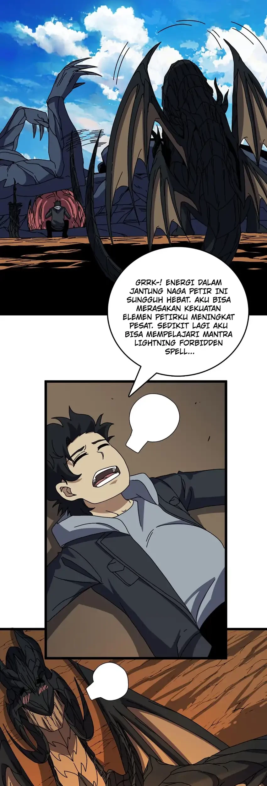 I Become Invincible Black Dragon Boss At The Start Chapter 80 - halaman 39