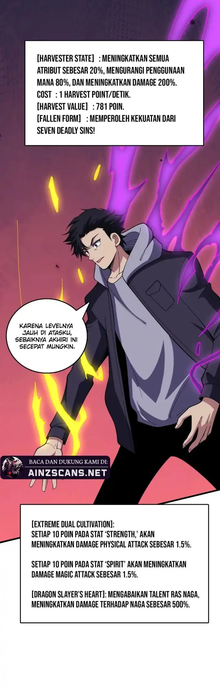 I Become Invincible Black Dragon Boss At The Start Chapter 81 - halaman 13