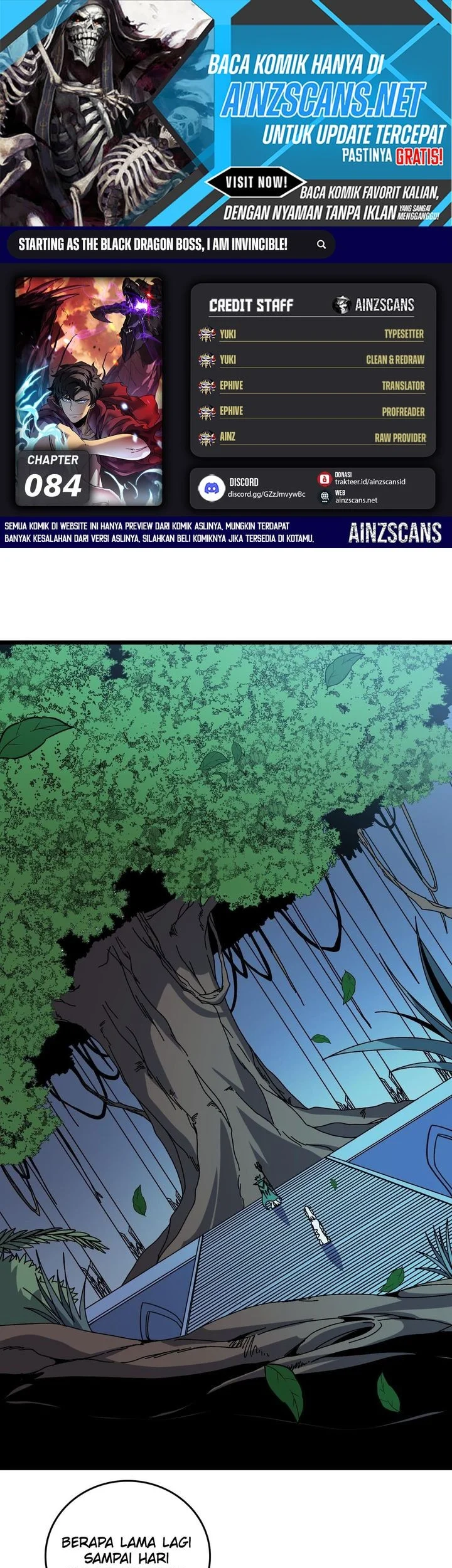 I Become Invincible Black Dragon Boss At The Start Chapter 84 - halaman 1
