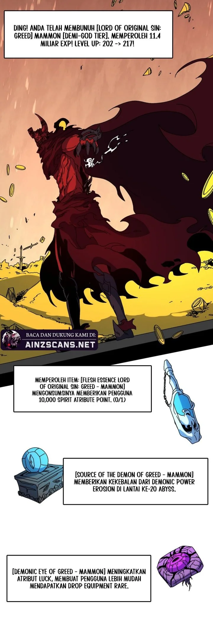 I Become Invincible Black Dragon Boss At The Start Chapter 87 - halaman 10
