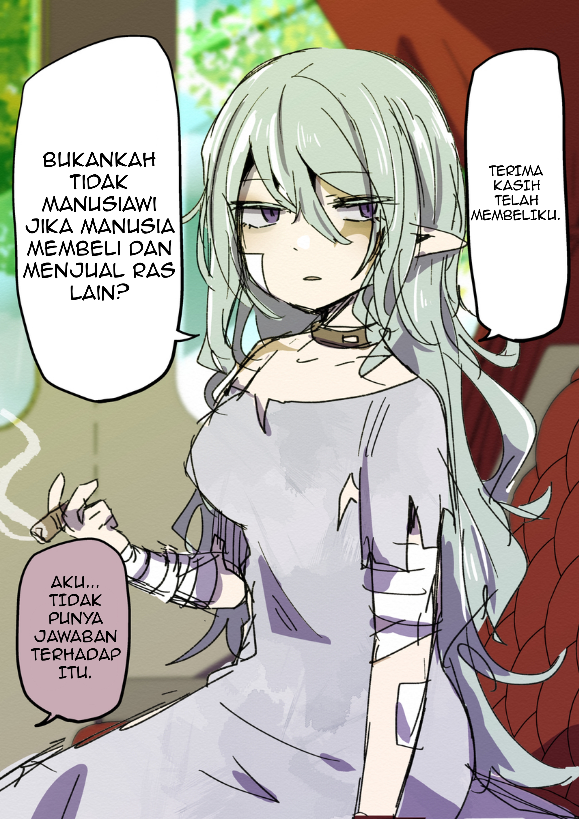 I Bought a Rude Elf Slave at the Market Chapter 1 - halaman 2