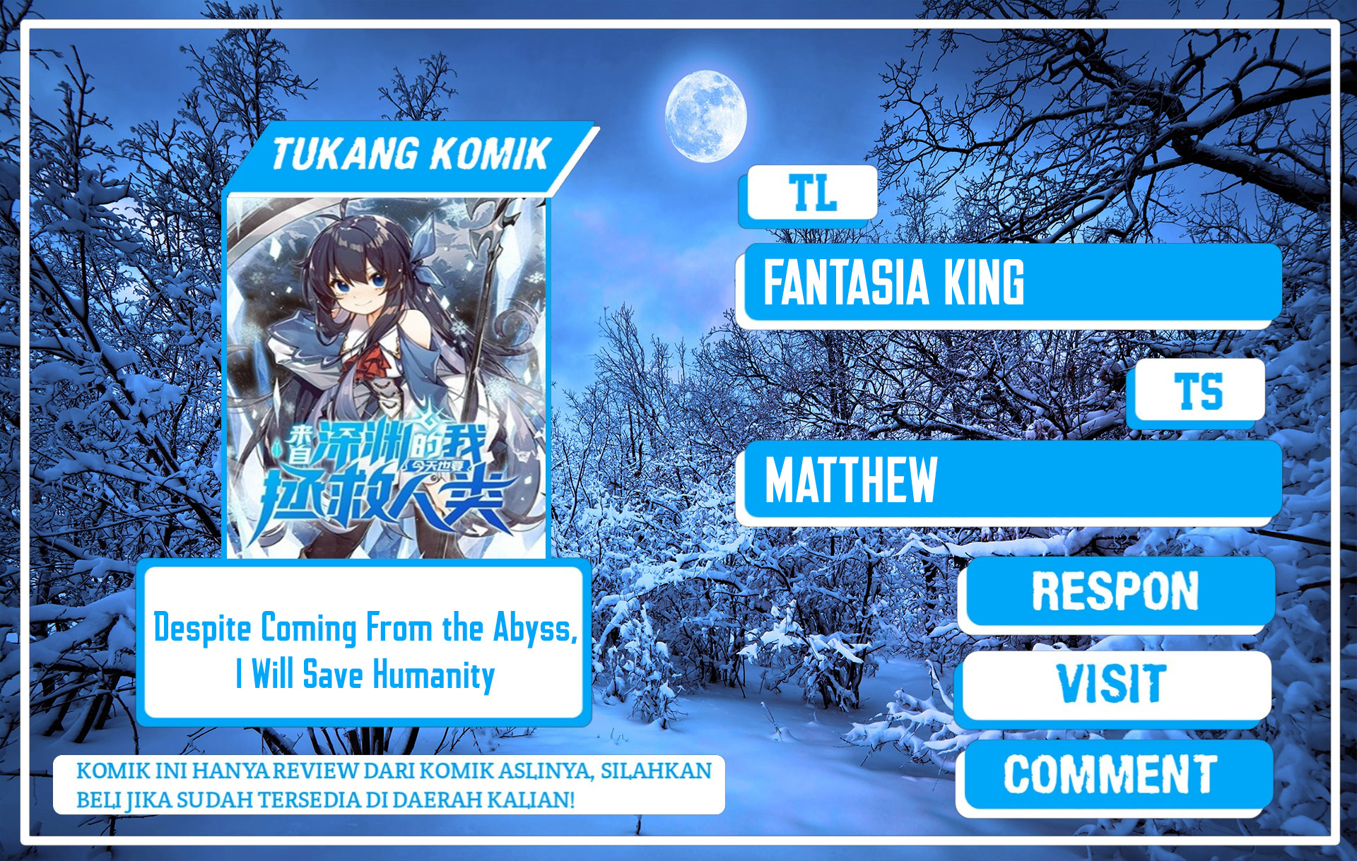 I Came From The Abyss to Save Mankind Chapter 7 - halaman 1