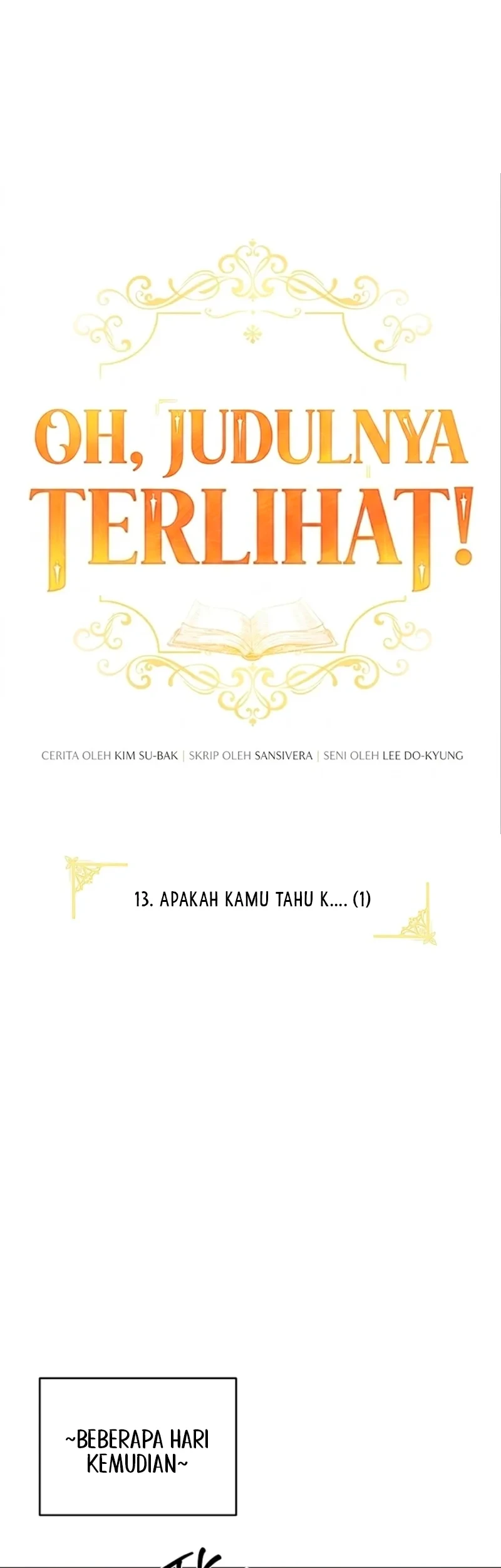 I Can See Their Titles Chapter 13 - halaman 33