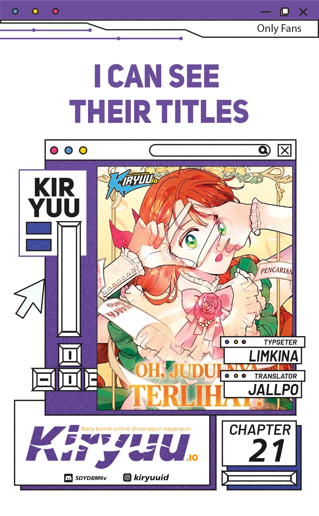 I Can See Their Titles Chapter 21 - halaman 1